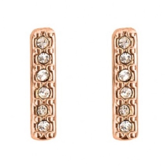 :: S&D RoseGold Pavé 6-in-1 Ear Jacket Earrings - Picture 7 of 8